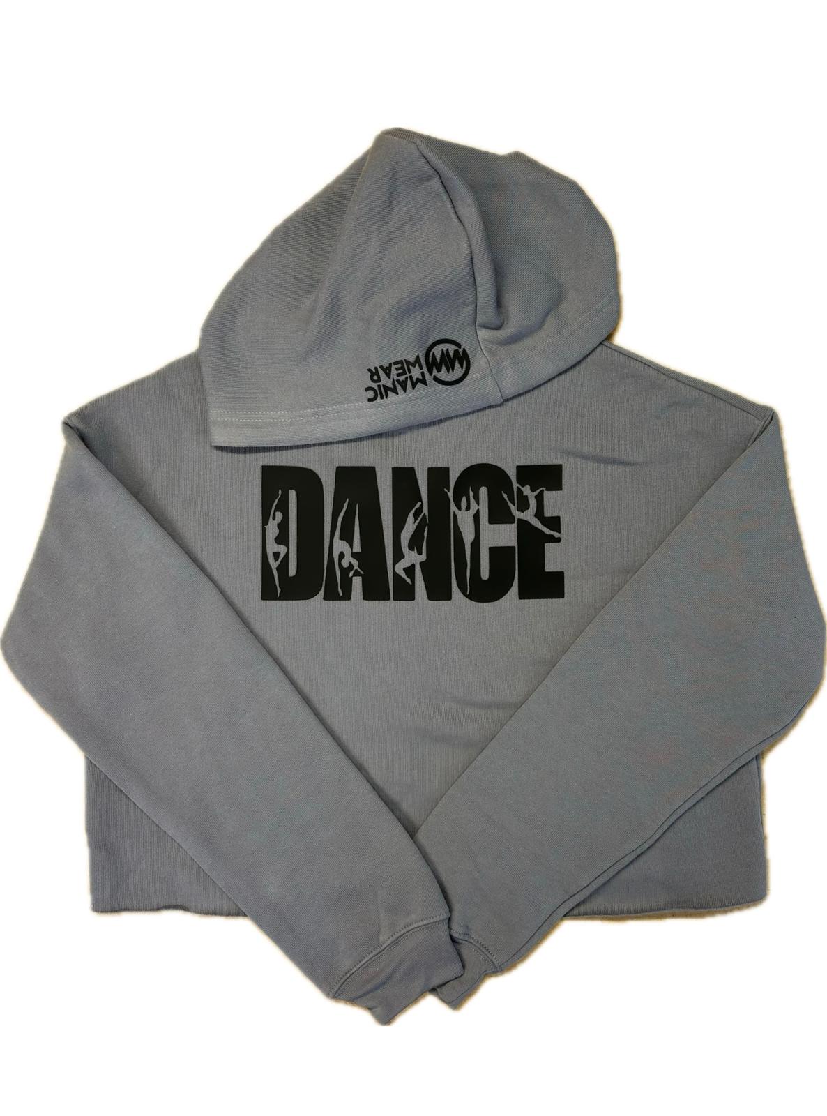 Manic Dance Hoodie Steel-Black 3D Rubber Logo