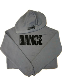Manic Dance Hoodie Steel-Black 3D Rubber Logo