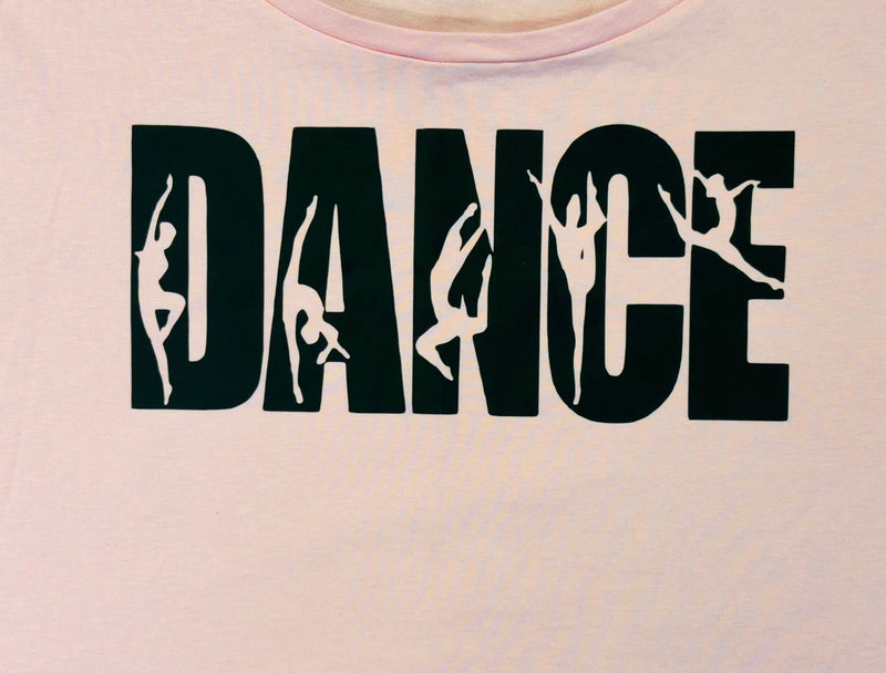 Manic Dance Tee Baby Pink-Back