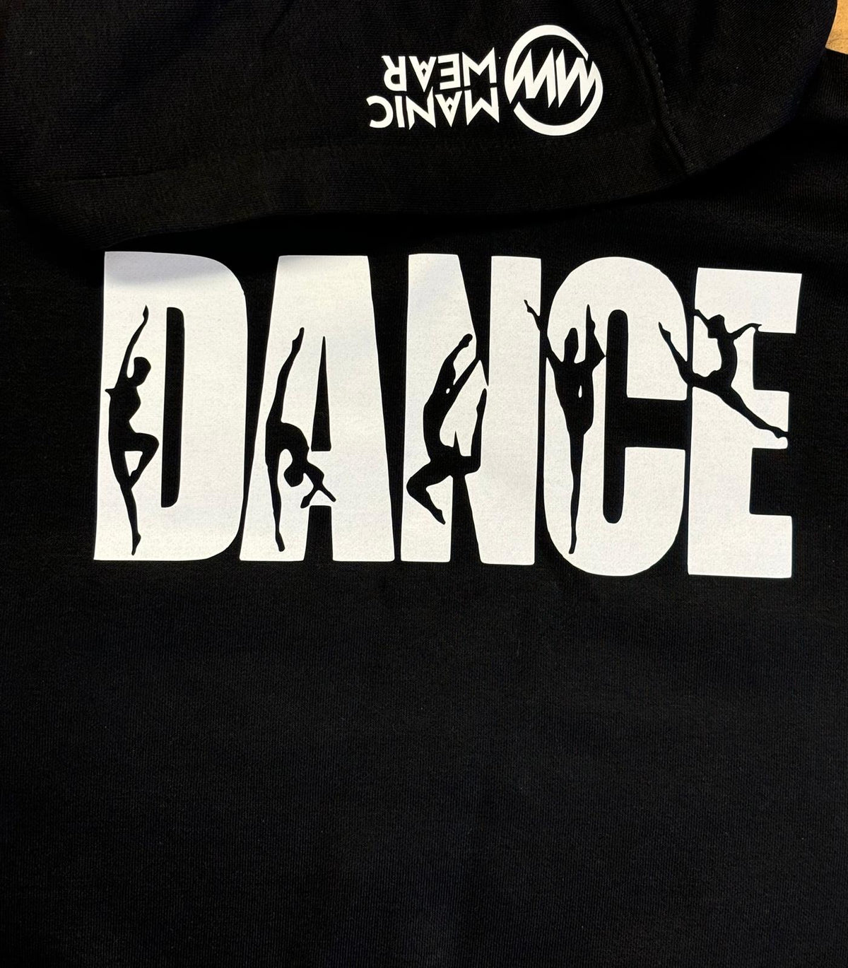Manic Dance Hoodie Black-White