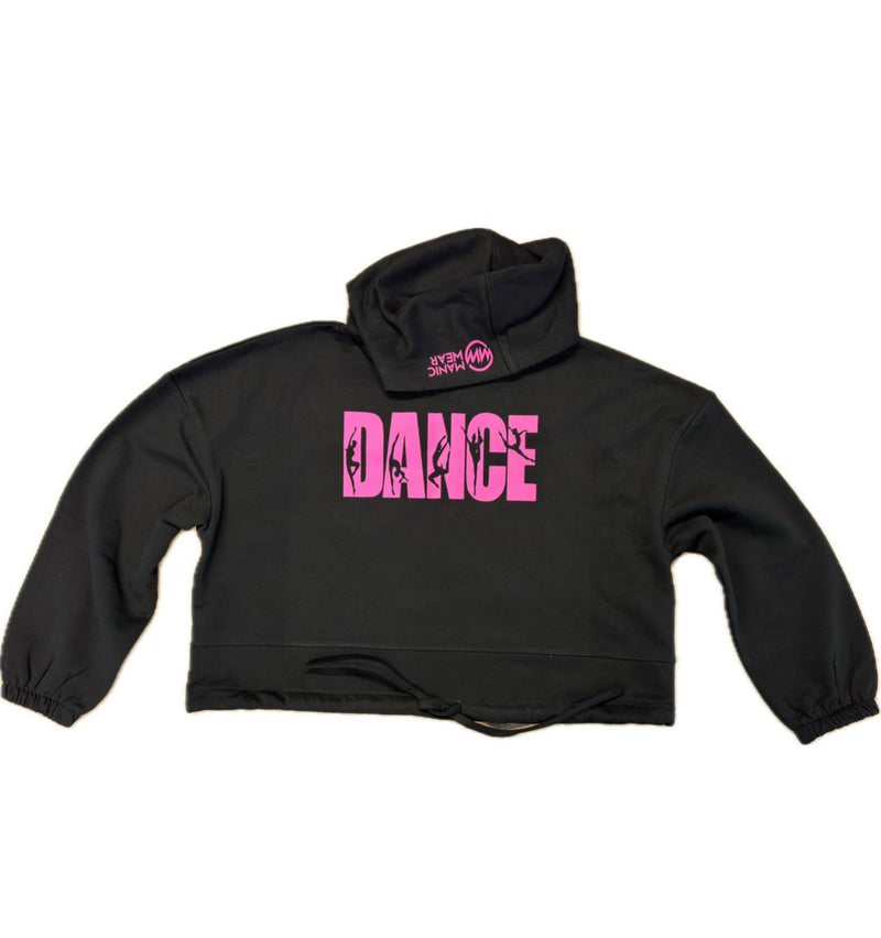 Manic Dance Hoodie Black-Lipstick