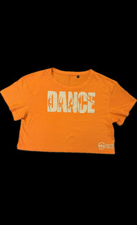 Manic Dance Tee Tangerine-Latte