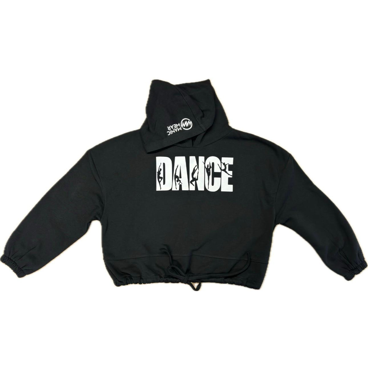 Manic Dance Hoodie Black-White