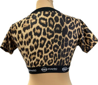 Manic Wear Panther Print Crop Top