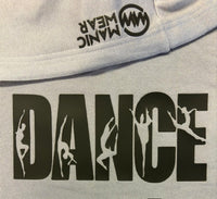 Manic Dance Hoodie Steel-Black 3D Rubber Logo