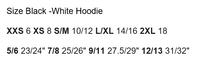 Manic Dance Hoodie Black-White
