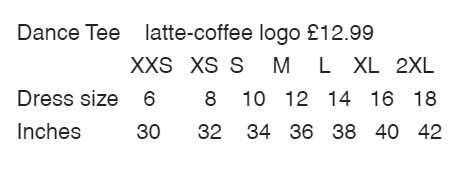 Manic Dance Tee Coffee-Latte