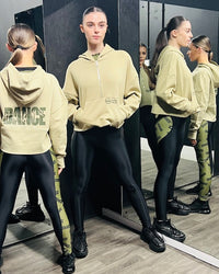 Manic Dance Hoodie Sage Green-Olive