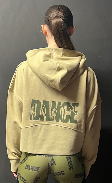Manic Dance Hoodie Sage Green-Olive