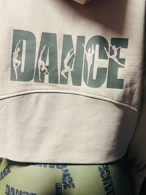 Manic Dance Hoodie Sage Green-Olive
