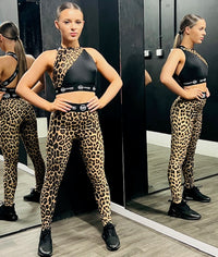 Manic Wear Leggings Panther Print