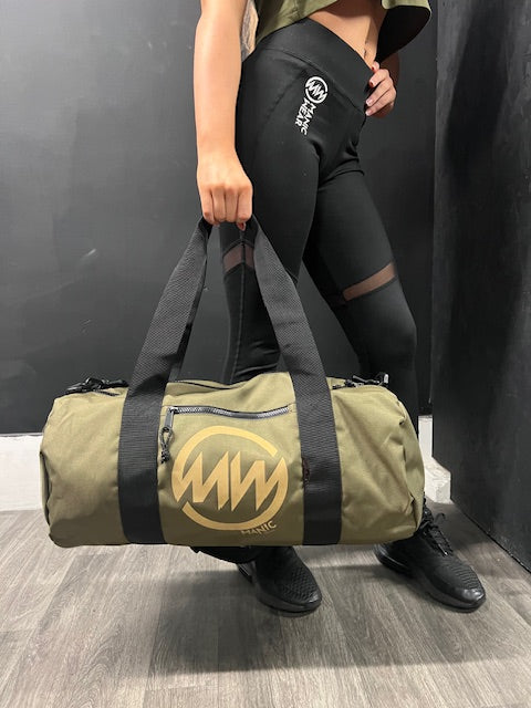 Manic Kit Bag Camo Green - Gold Reflective Logo