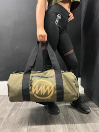 Manic Kit Bag Camo Green - Gold Reflective Logo