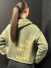 Manic Wear Hoodie Camo Green-Gold Reflective Logo