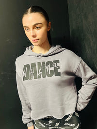 Manic Dance Hoodie Steel-Black 3D Rubber Logo