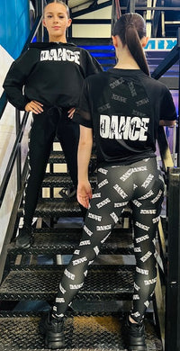 Manic Dance Hoodie Black-White