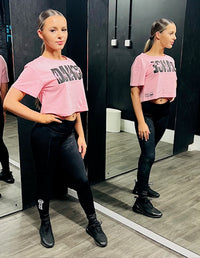 Manic Dance Tee Baby Pink-Back