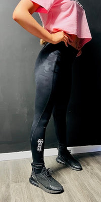 Manic Wear Leggings Black Camo Print