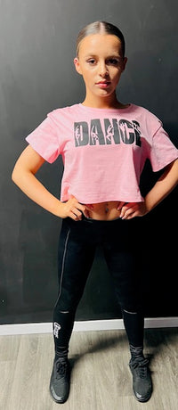 Manic Dance Tee Baby Pink-Back
