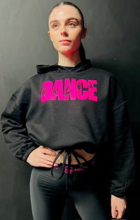 Manic Dance Hoodie Black-Lipstick