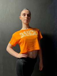 Manic Dance Tee Tangerine-Latte