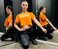 Manic Dance Tee Tangerine-Latte