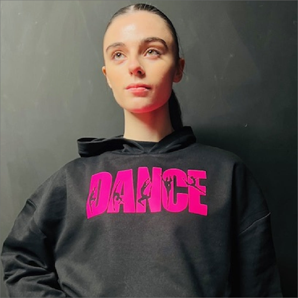 Manic Dance Hoodie Black-Lipstick