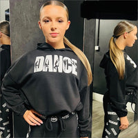 Manic Dance Hoodie Black-White