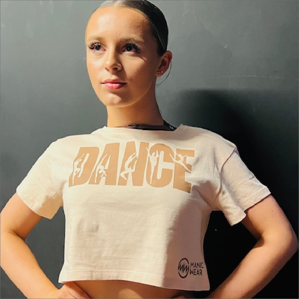 Manic Dance Tee Coffee-Latte