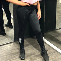 Manic Wear Leggings Black Camo Print