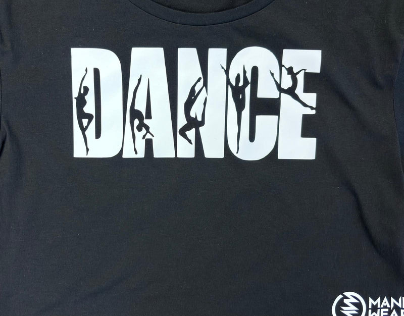 Manic Dance Tee Black-White