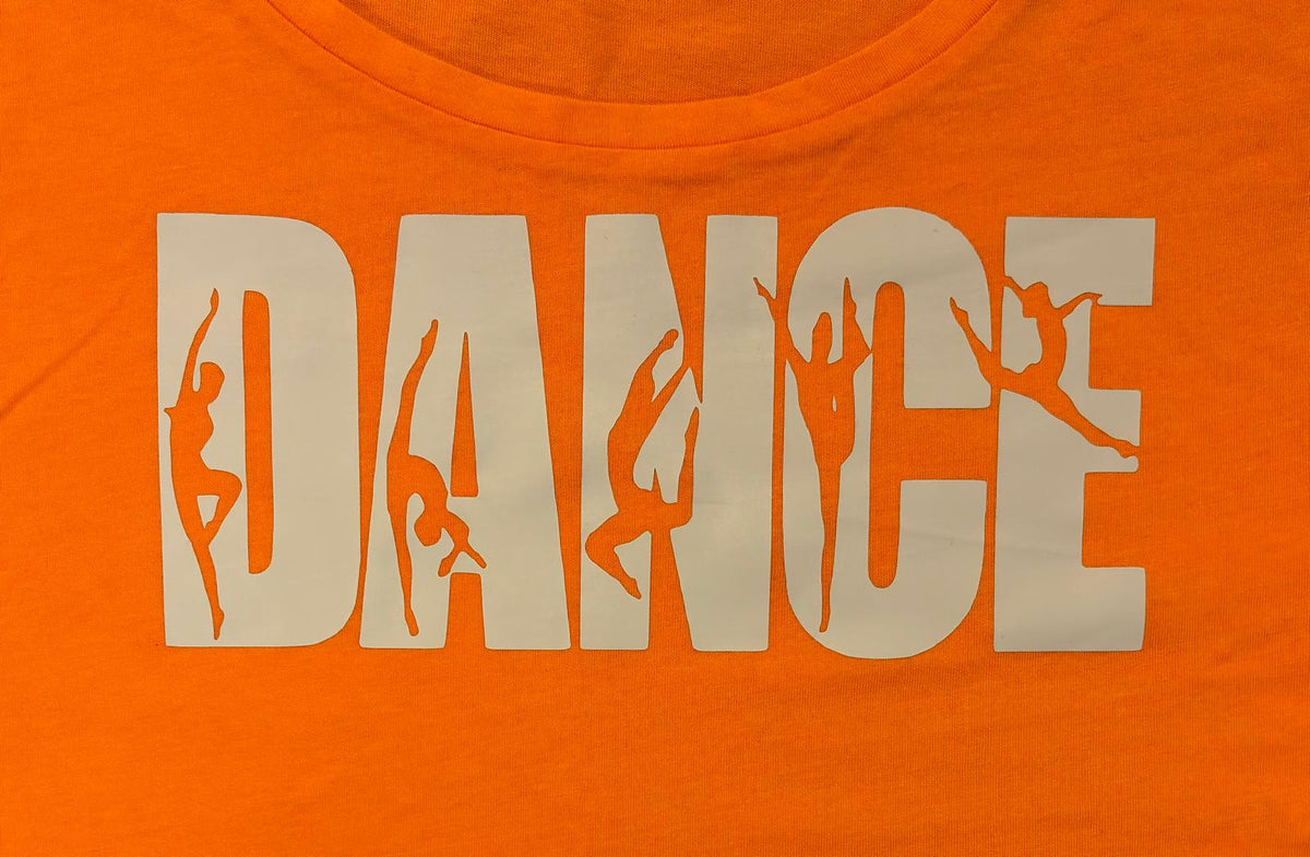 Manic Dance Tee Tangerine-Latte