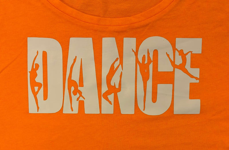 Manic Dance Tee Tangerine-Latte