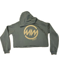 Manic Wear Hoodie Camo Green-Gold Reflective Logo
