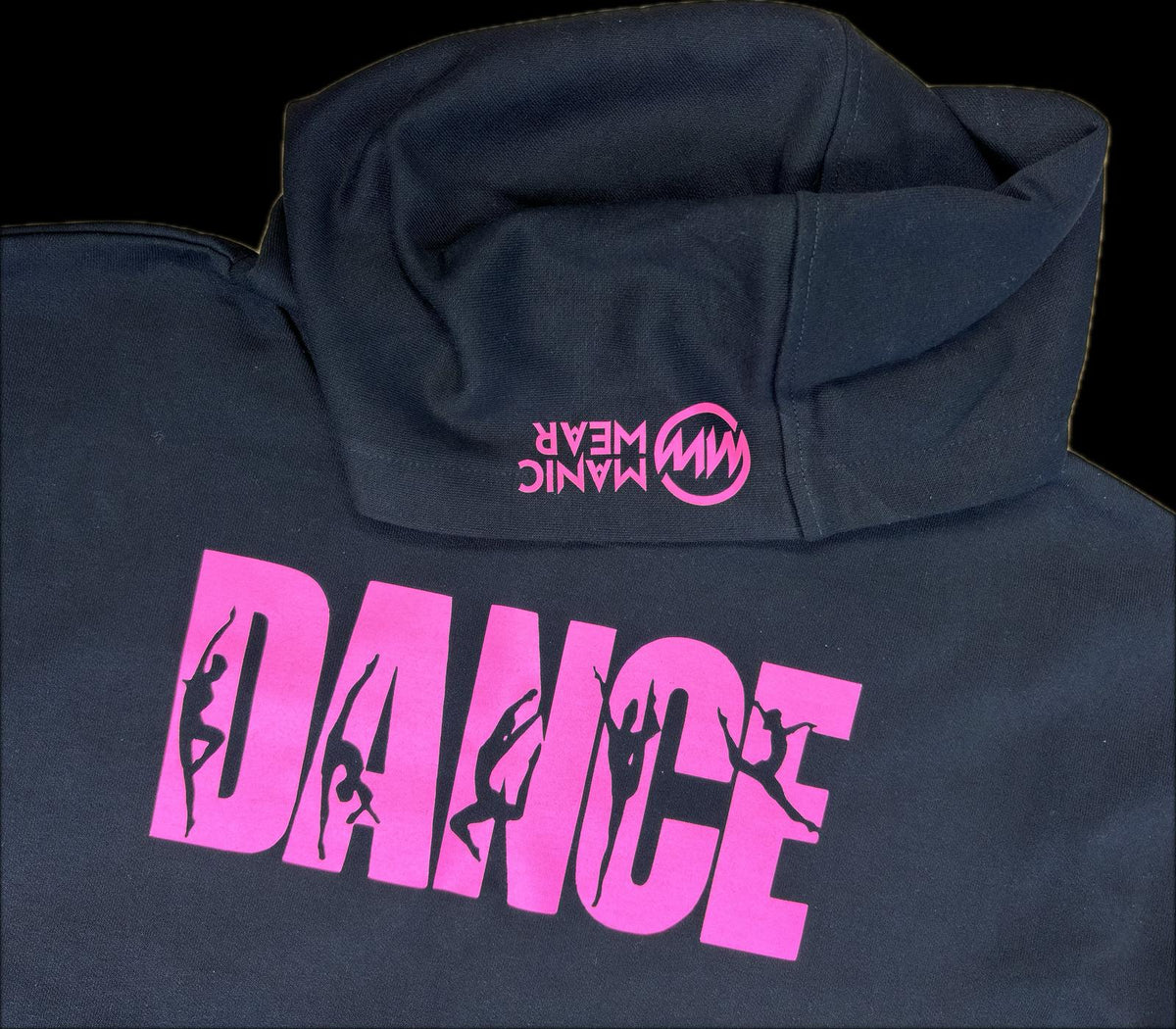 Manic Dance Hoodie Black-Lipstick